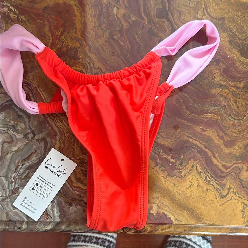 Cupshe Bold Red and Pink Bikini - Picture 7 of 7